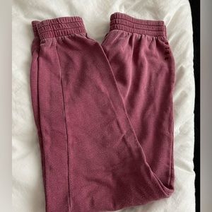 Pink sweatpants
